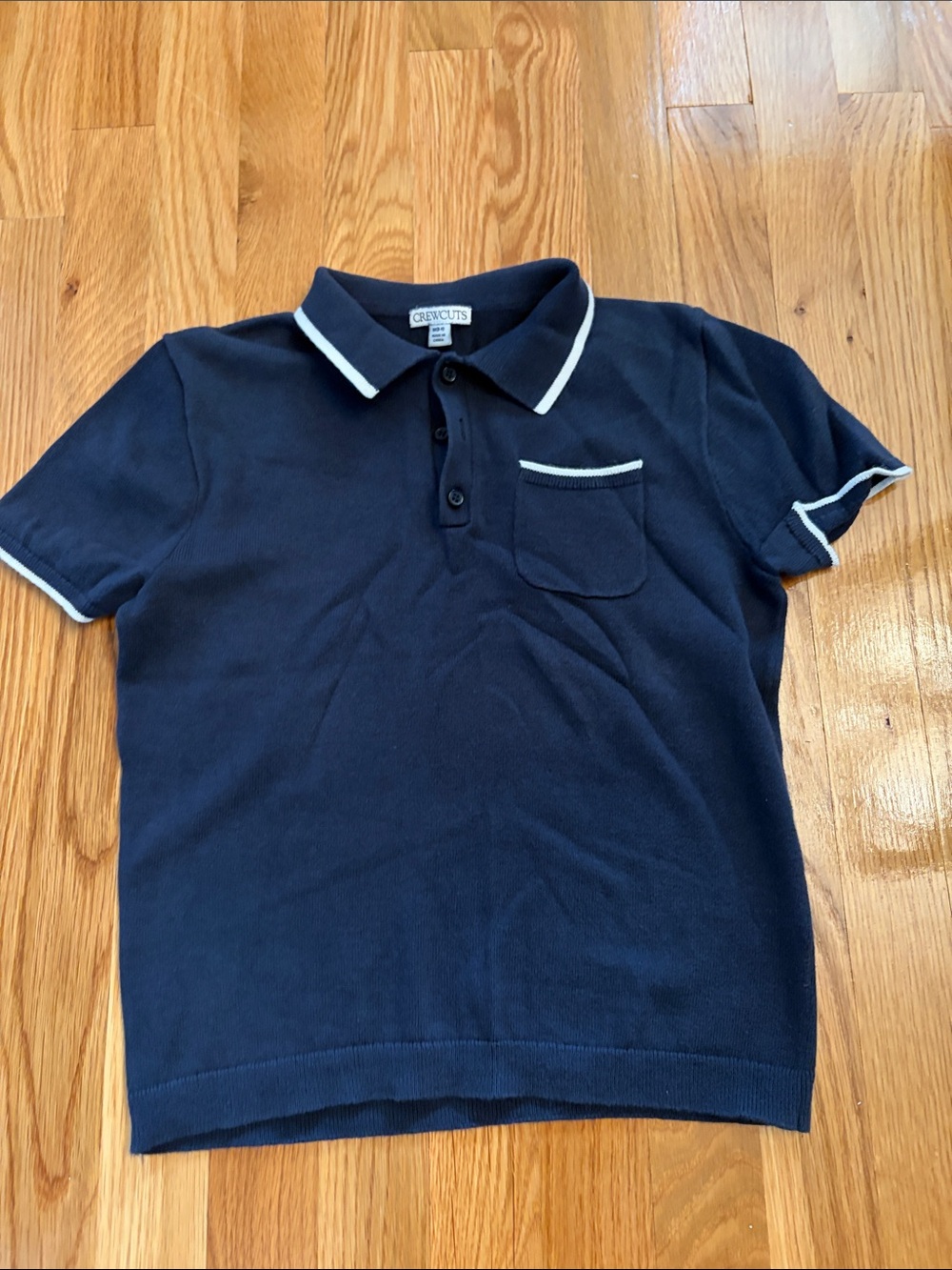 Crewcuts Navy Polo with White Trim